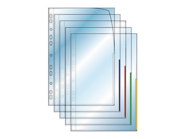 Plastficka Signal A4 0,12mm frostad